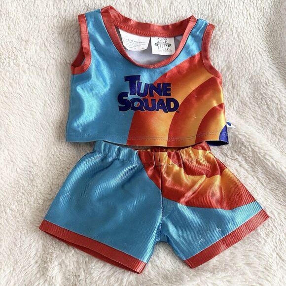 Build a Bear Space Jam Tune Squad Basketball Movie Jersey Uniform Outfit - Picture 1 of 5